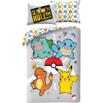 Pokémon - Dekbedovertrek - Juniors Rule - Een persoons - 140 x 200 + 70 x 90 cm - Polyester